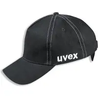 Uvex Anstoßkappe u-cap sport mit langem Schirm schwarz 60 cm - 63 cm - 9794402 - schwarz