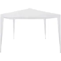 vidaXL Möbel Partyzelt Wasserdicht Design - Partyzelt/ Festzelt - 3x4 m Weiß Top1914789