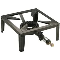 In.tec® Gaskocher Gusseisen Traiteur 7.5KW 4 Fuß KZ GARDEN