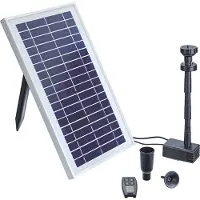 Pontec PondoSolar 600 Control Springbrunnenpumpe mit Solarmodul und Licht