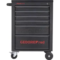 Gedore red R21562002 Werkzeugsatz im Werkstattwagen MECHANIC schwarz 166-teilig, 3300013