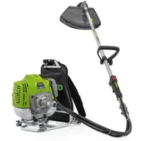 Vito Benzinmotorsense 52cm3 25cm Schnitt mit Klinge und Nylonfaden Lange Laufzeit 1,5 Stunden