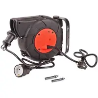KesTek PROFESSIONAL Automatik Kabeltrommel 10m H05VV-F 3G1,5mm2