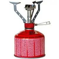 Kemper Kompakt zusammenklappbarer Gaskocher 4.5 kW+ Gaskartusche 230gr Butan Propan Camping Hochgebirge
