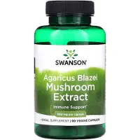 Swanson Health Agaricus Blazei Pilzextrakt 500 mg 90 St Kapseln