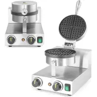 Hendi Vaffeljern Rund Ø190 Mm 230v 1000w