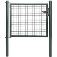 GAH Alberts Alberts 650179 Wellengitter-Einzeltor, anthrazit-metallic, Breite 125 cm, Höhe 125 cm