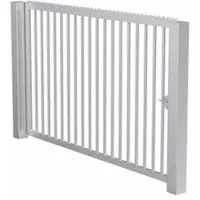 MR-Zaun Industrietor einflügelig mit Stabfüllung, Feuerverzinkt, 2.250 mm x 2.200 mm