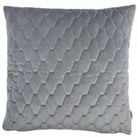 Lazis Kissenhülle Borris 45 x 45cm grau Samt