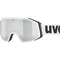 Uvex Skibrille Gravity FM Unisex White Matt Silver Green