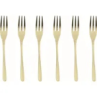 Sambonet Kuchengabeln Taste PVD Champagne (6-Teilig)