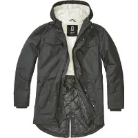 Brandit Marsh Lake Teddy Mantel Schwarz XL Herren Schwarz XL