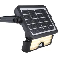 Globo Lighting Solarleuchte Kunststoff schwarz, LED