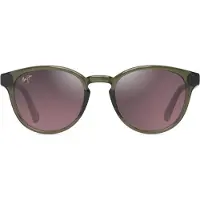 Maui jim MJ0636S Herren-Sonnenbrille Vollrand Rund Kunststoff-Gestell, Grün