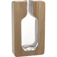 Leonardo Dekovase "AUTENTICO", bunt (mehrfarbig), B:17cm H:30cm T:7cm Ø:17cm, Vasen, Dekovase