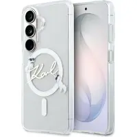 Karl Lagerfeld Case IML KC Script MagSafe for Samsung Galaxy S26 transparent