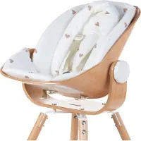 Childhome Kinderhochstuhlkissen Evolu Newborn Hearts