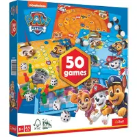 Trefl TR02508 - Spielesammlung Paw Patrol mit 50 Spielen