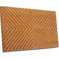 Hanse Home Fußmatte "Mix Mats Kokos Geometric, Türmatte", braun (kokos), B:45cm H:15mm L:75cm, Kokos, Teppiche, Fußmatte, Strapazierfähig, pflegeleicht, robust, wetterfest, UV-beständig