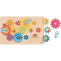 Goki The great cogwheel game, Zahnradsatz, 3 Jahr(e), Holz, 16 Stück(e)