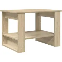 vidaXL Couchtisch Sonoma-Eiche 72 x 50 x 50 cm Holzwerkstoff