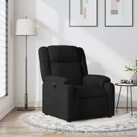 vidaXL CLORIS Loungesessel Relaxsessel Wohnzimmersessel Schwarz Stoff, 21,45 kg