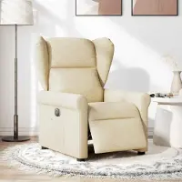Prolenta Maison Exclusive - Relaxsessel Elektrisch Creme Stoff