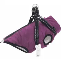 Syfax Hundemantel Lila L36 Fleece und Polyester