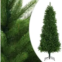 Syfax Künstlicher Weihnachtsbaum Naturgetreue Nadeln 240 cm Grün