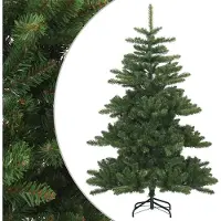 Syfax Künstlicher klappbarer Weihnachtsbaum Grün 150 cm PVC, Stahl