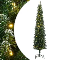 vidaXL 2025 cloris Künstlicher Weihnachtsbaum Schlank 300 LEDs 240 cm - Künstliche Weihnachtsbäume Sale9925057 2parcel