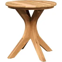vidaXL Beistelltisch Braun 40 x 40 x 41 cm Massivholz Teak