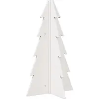 Syfax Weihnachtsbaum Holz zum Schmücken 69,5 cm Massivholz Kiefer