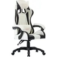 Syfax Gaming-Stuhl Schwarz Kunstleder