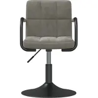 vidaXL "2026 Aktion"1 Pcs Barhocker - CLORIS - Barstuhl - Optimal Komfort, Hellgrau Samt - 48 x 47 x (71-85,5) cm - NeuMöbel3379000