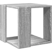 vidaXL Couchtisch Grau Sonoma-Eiche 32x32x30 cm Holzwerkstoff