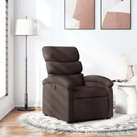 vidaXL Cloris Designermöbel Relaxsessel Dunkelbraun Stoff 2024 Neu