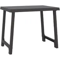 vidaXL Campingtisch Anthrazit 79x56x64 cm PP Holzoptik