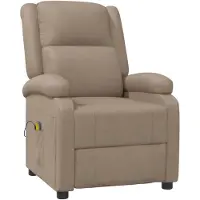 Syfax Massagesessel Cappuccino-Braun Kunstleder