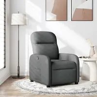 Prolenta Maison Exclusive - Relaxsessel Dunkelgrau Stoff