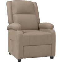 Syfax Relaxsessel Cappuccino-Braun Kunstleder