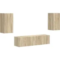 Syfax TV-Schrankset 4 pcs Sonoma-Eiche Holzwerkstoff