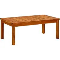 Syfax Garten-Couchtisch 90x50x36 cm Massivholz Akazie