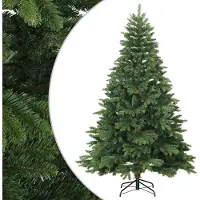 Syfax Künstlicher klappbarer Weihnachtsbaum mit Ständer Grün 210 cm