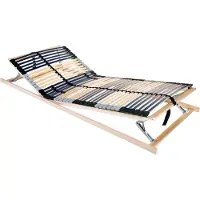 Syfax Bett-Lattenrost Braun 80 x 190 cm Massivholz Buche