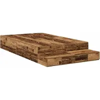 Syfax Aufbewahrungsbettgestell Altholz 120 cm Holzwerkstoff
