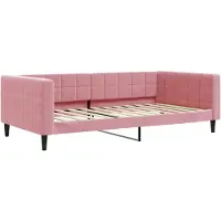 Syfax Tagesbett Rosa 100x200 cm Samt