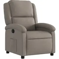 Syfax Relaxsessel Taupe Stoff
