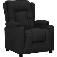 Prolenta Maison Exclusive - Relaxsessel Schwarz Stoff