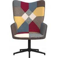 vidaXL Hochwertigen Möbel Fernseh- & Relaxsessel - Mehrfarbig Relaxsessel Patchwork Stoff NEU9970892